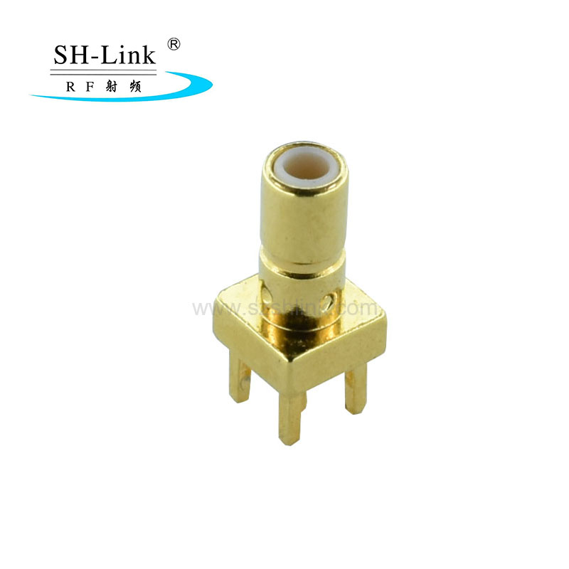 SSMB Male RF Coaxial connector 4 Pins Square Stand Connector PCB Panel Mount Plug Jack Connector